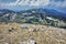 Landscape from Vihren Peak to Vlahini lakes, Pirin Mountain