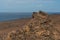 Landscape of volcanic island, Bartolome, Galapagos Islands, Ecuador