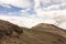 Landscape with volcano. Moor. National Natural Park snow. Andean