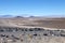 Landscape with volcanos in the Puna de Atacama, Argentina