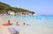 Landscape of Voutoumi beach Antipaxos Ionian islands Greece