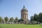 Landscape of wasserturm Water tower Mannheim Baden Wurttemburg Germany