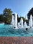 Landscape, water view in pool scenes. long exposure photo. great background.