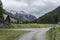 Landscape of the WeiÃŸpriachtal in Lungau in Austria