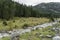 Landscape of the WeiÃŸpriachtal in Lungau in Austria