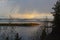 Landscape with White Sea Kandalaksha Bay