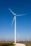 Landscape with wind turbines