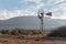 Landscape, with windmill and dam, in the Tankwa Karoo