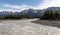 Landscape of Wrangell-St. Elias National Park in Alaska