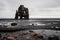 Landscaped of Hvitserkur rock formation, in northern Iceland