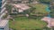 A landscaped public park in Jumeirah Lakes Towers timelapse, a popular residential district in Dubai.