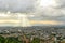 Landscapes of Bogota Hills in Colombia