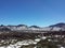 landscapes of Canadas del Teide in winter