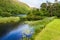 Landscapes of Ireland. Connemara in Galway county, Pollacappul lake