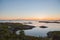 Landscapes, islands and mountains along the Norwegian Atlantic Road,house on the island