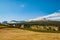 Landscapes, islands and mountains along the Norwegian Atlantic Road,house on the island