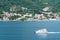 Landscapes of the Kotor fjord on its way out to the Adriatic Sea