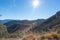 Landscapes of the mountains of the Catalan Pyrenees in Organya in Spain