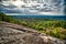 landscapes near lake jocassee and table rock mountain south carolina