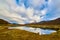 Landscapes next to a small settlement on the tierra del fuego near Ushuaia. Argentine Patagonia in Autumn