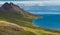 Landscapes on the road along the Strandir Coast, West Fjords, Iceland