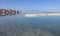 Landscapes salty mineral spa Dead Sea