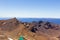 Landscapes of Tongariro park. Red crater. North Island, New zealand