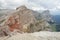 Landscapes from the top of the Sass Ciampac, in Dolomites