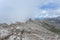 Landscapes from the top of the Sass Ciampac, in Dolomites