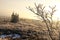 Landscapes of the Vosges mountains in winter