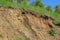 Landslide caused by torrential rains.