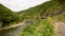 A landslide of Manawatu Gorge road