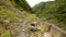 A landslide of Manawatu Gorge road