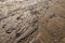 landslides on a country road after heavy rains and rains in summer