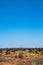 Landspout whirlwind sand tornado dust devil in Australian dessert