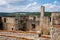 Landstejn, South Bohemian, Czech Republic, 03 July 2021: medieval knights ancient ruins of Romanesque and gothic castle at sunny