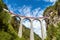 Landwasser Viaduct in Filisur, Switzerland