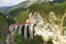 Landwasser Viaduct with train, Filisur, Switzerland