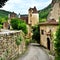 Lane through the pretty village of Autoire, France