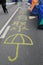 Lane, yellow, asphalt, public, space, road, surface, sidewalk, pedestrian, line, area, recreation, material, street, floor, chalk,