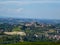 Langhe - Panoramic view of the famous vineyard in La Morra in Langhe wine region of Piedmont