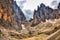 langkofel dolomites south tyrol, val gardena. wonderful mountain world for hiking, climbing and enjoying