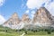 Langkofel (Sassolungo) landscape on the Dolomites mountains, South Tyrol, Italy