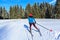 Langlauf or cross-country skiing