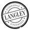 Langley stamp rubber grunge