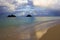 Lanikai beach in the late afternoon