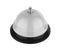 Lank Manual Push and Press Stainless Steel Call Bell for Table  Desk Home Office Silver.