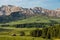 Lankoffel mountain range. View from Seiser Alm, Dolomites, Italy