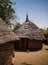 Lanscape with Mataya village of sara tribe people, Guera, Chad