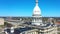 Lansing, Michigan State Capitol, Amazing Landscape, Downtown, Drone View